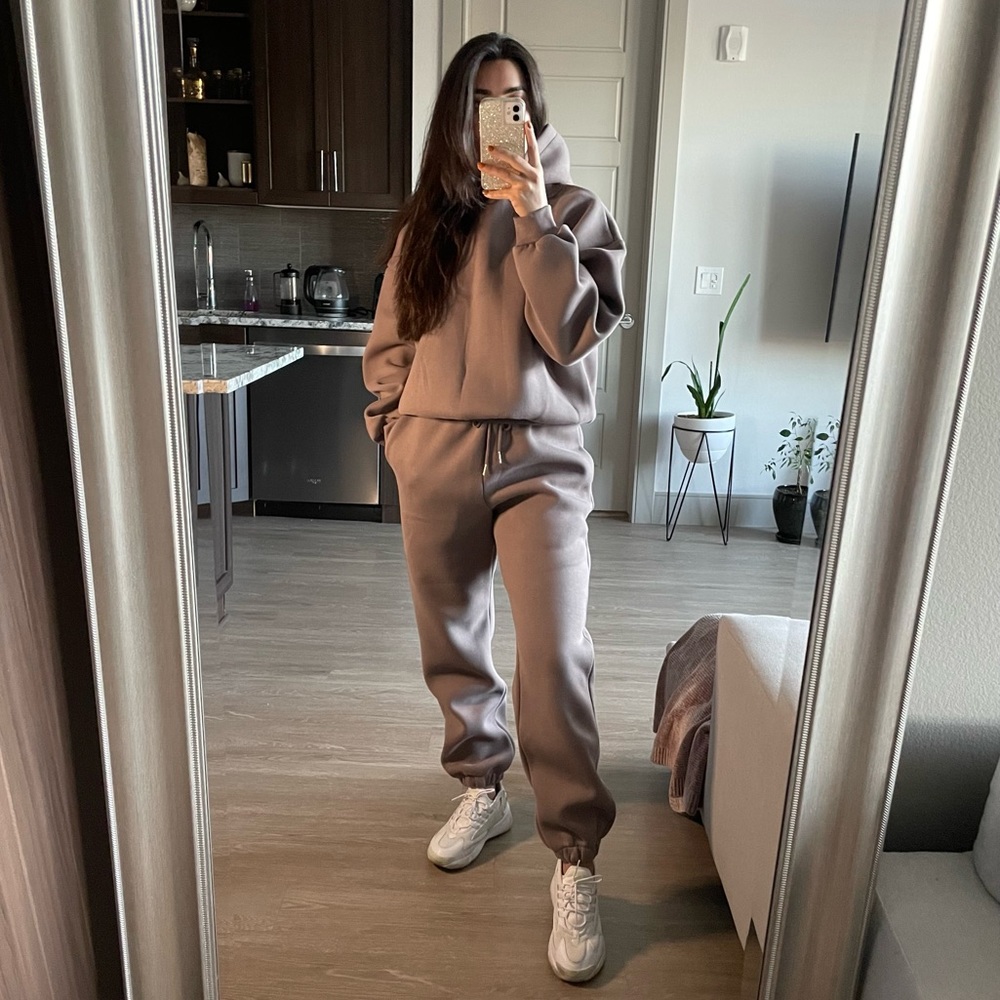 Seventh Taupe Oversized Sweatsuit